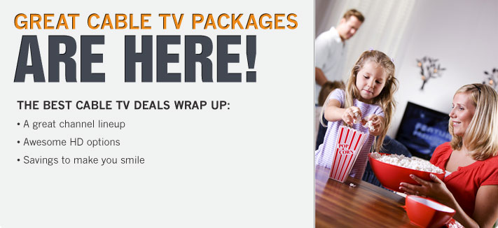 Great Cable TV Packages Are Here along with Great Deals on High-Speed Cable Internet